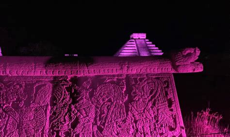 Chichen Itza light show at night brings history alive!