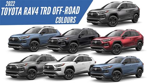 Toyota Rav4 2022 Colors