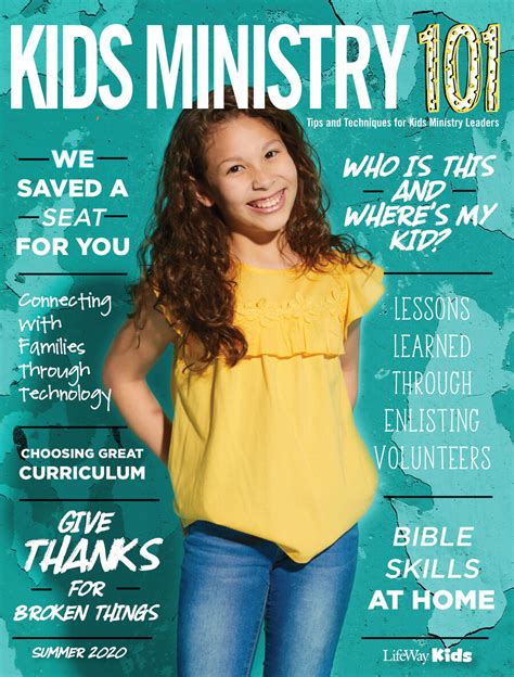 Kids Ministry 101 Magazine - Summer 2020 by Lifeway - Flipsnack