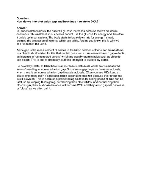 DKA Anion Gap - meds - Question: How do we interpret anion gap and how ...