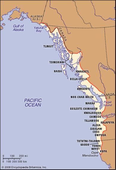 Pacific Northwest Coast Map | Hiking In Map