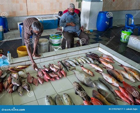 Maldives Fisherman Preparing Seafood at a Local Male Market Street Food Editorial Photography ...