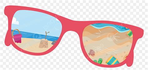 Summer Decorative Pattern Beach Sunglasses, Accessories, Summer, Travel PNG Transparent Clipart ...