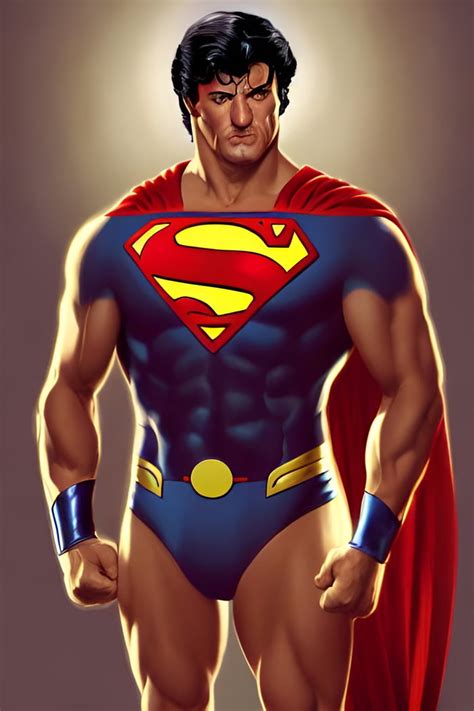 Sylvester Stallone as Superman, Wonder Ai - 9GAG