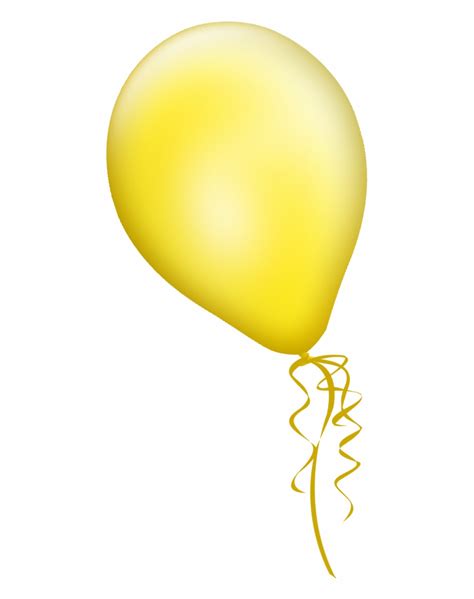 Yellow Balloon Clipart Png