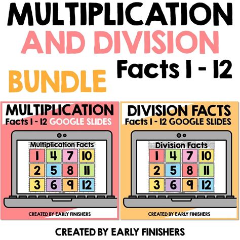 Multiplication And Division Facts Games | Made By Teachers