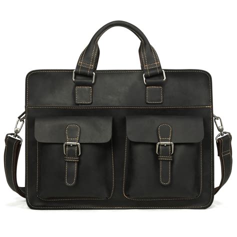 JOYIR’s Genuine Cow Leather Vintage Designer Laptop Bags for Men