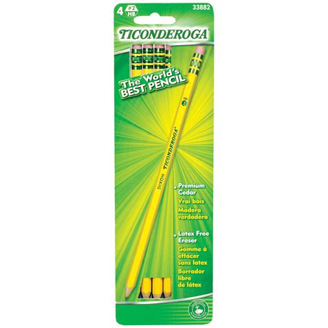 Dixon Ticonderoga Pencils, 4/Pkg. - Walmart.com - Walmart.com