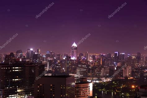 City view on night sky , cityscape Stock Photo by ©bank215 111070408