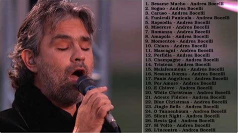 Andrea Bocelli's Greatest Hits | Best Songs Of Andrea Bocelli | Best ...