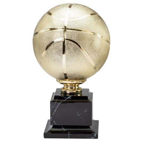 Gold Basketball Triumph Trophy - Far Out Awards