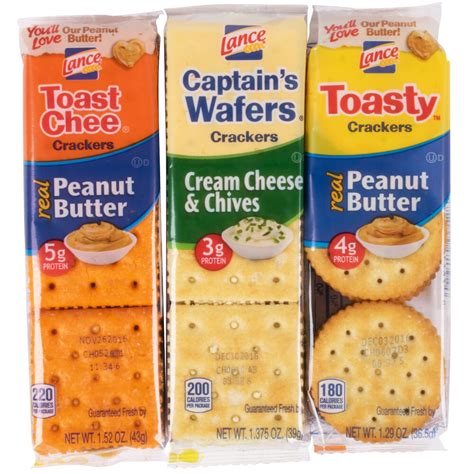 Lance Sandwich Crackers 8 Count Variety Pack