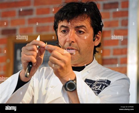 French celebrity chef Jean-Christophe Novelli demonstrates cookery ...