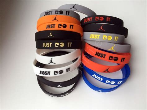 Nike Just Do It. JORDAN wristband sport baller bracelet arm silicone rubber 3D #Nike | Silicone ...