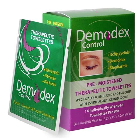 Ovante Demodex Control Cleansing Towelettes | Blepharitis, Itchy ...