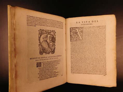 1581 PETRARCH Italian Renaissance Poetry Canzoniere Gesualdo Woodcuts Petrarca by PETRARCH ...