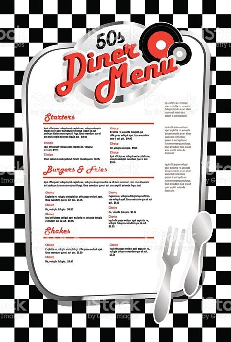 1950s Diner Menu Diner Menu Easy Bulletin Boards Dine - vrogue.co