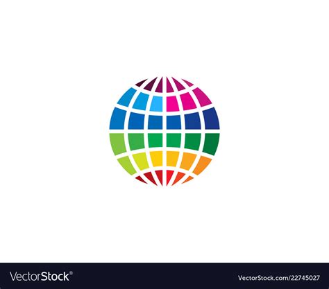 Colorful Globe Logo