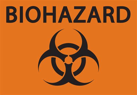 Biohazard Sign with Symbol - Safety Signs | Zing