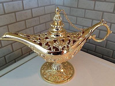 TRADITIONAL ALADDIN GENIE LAMP ALADDIN'S MAGIC LAMP - AUTHENTIC GOLD COLOR | eBay