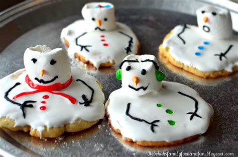 Family, Food, and Fun: Melting Snowman Cookies