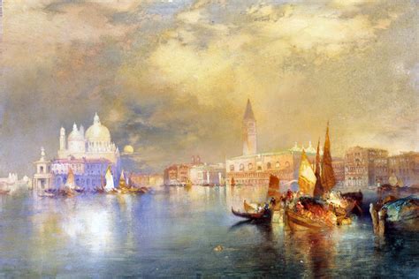 19th century American Paintings: Thomas Moran - Venice