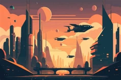 Futuristic City Concept Art | Polar Vectors