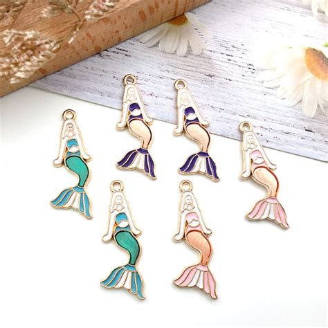 Gold Mermaid Charms Bulk - Etsy