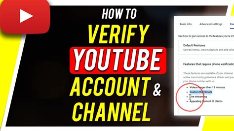 How to Verify Your YouTube Account - YouTube