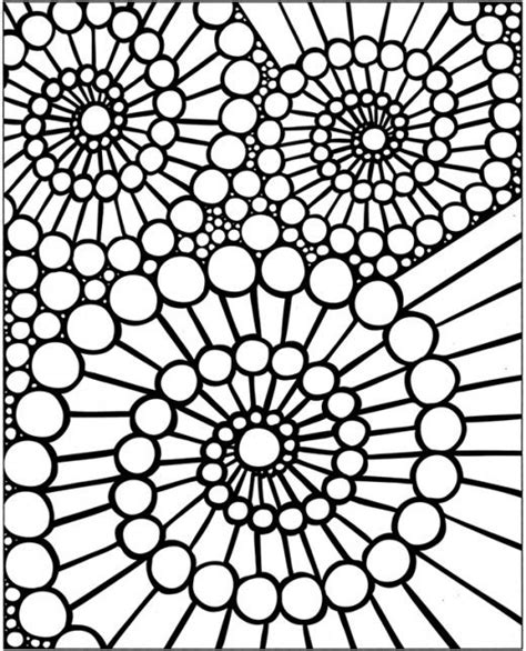 Geometric Design Colouring Pictures Stained Glass Colouring-Pages | Geometric coloring pages ...