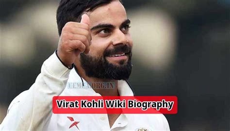 Virat Kohli Wiki Biography, Age, Weight, Height, Girlfriend, Family ...