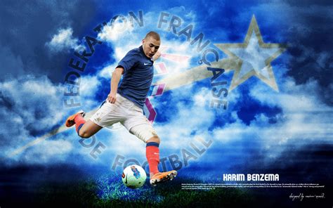 Download France National Football Team Karim Benzema Graphic Effects ...