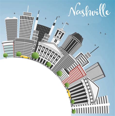 Royalty Free Nashville Skyline Clip Art, Vector Images & Illustrations ...