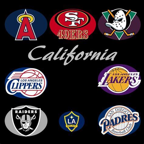 California sports teams Logos