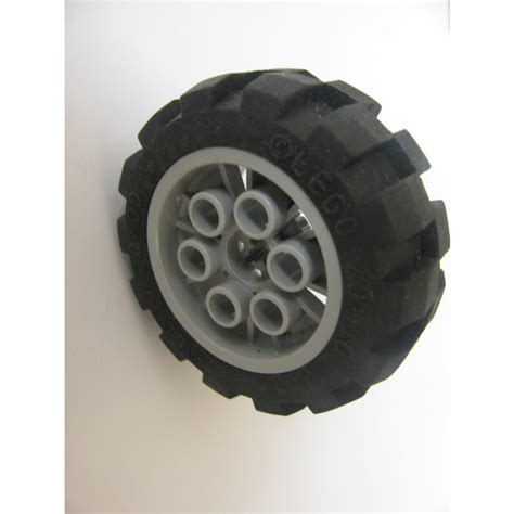 LEGO Medium Stone Gray Wheel 20 x 30 Balloon Medium with Tire 49.6 x 20 ...