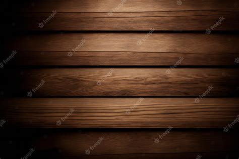 Premium Photo | A wooden wall with a dark background and the wood grain ...