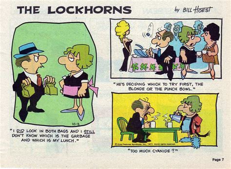 The Lockhorns by Bill Hoest - lot of 14 color Sunday comic pages from ...