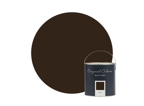 Dark Walnut Paint Colour | Walnut Paint For Wood | Neptune