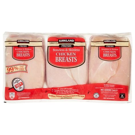 Kirkland Signature Fresh Boneless & Skinless Chicken Breast (per lb ...