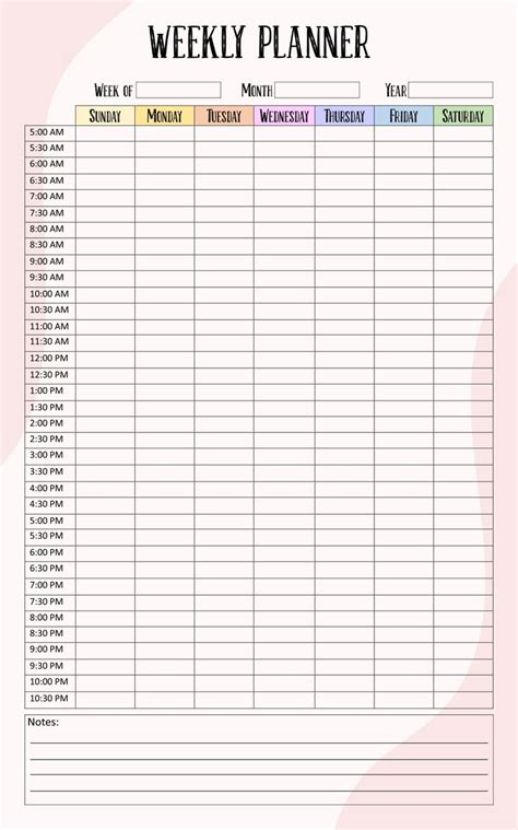 Calendar Schedule - 10 Free PDF Printables | Printablee | Study planner ...