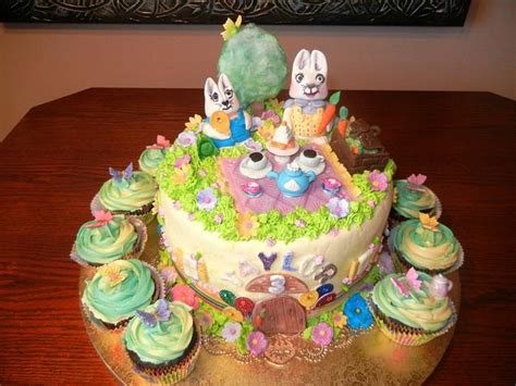 Max & Ruby Fantasy Picnic - Decorated Cake by Fun Fiesta - CakesDecor