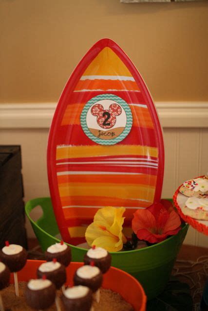 1000+ images about Mickey Mouse Beach Party on Pinterest | Surf, Surfer cake and Luau birthday