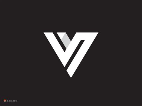 V* | V logo design, Single letter logo design, Single letter logo