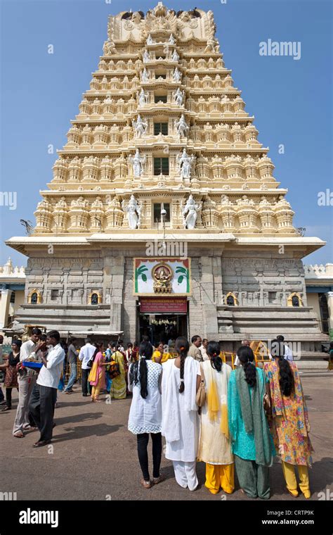 Chamundeshwari temple. Mysore. India Stock Photo - Alamy