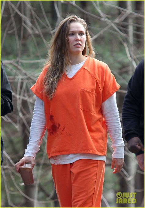 Ronda Rousey Wears a Prisoner Uniform on 'Blindspot' Set: Photo 3868267 ...