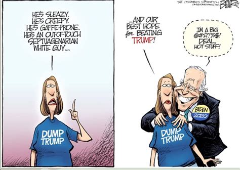 How Joe Biden’s touching of women is being skewered by cartoonists (and ...