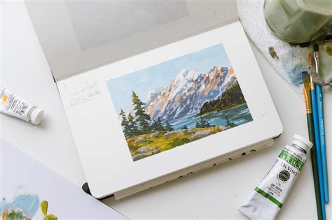 Video Tutorial: Gouache Landscape – ReFine Art Blog