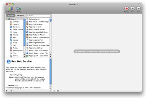 Automator Tutorial: Getting Started with the Mac OS X Automator -- Reality Distortion: Macs, Mac ...