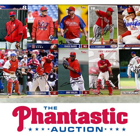 Phillies of the 2000s Autographed Photocards Collection of 40 ...