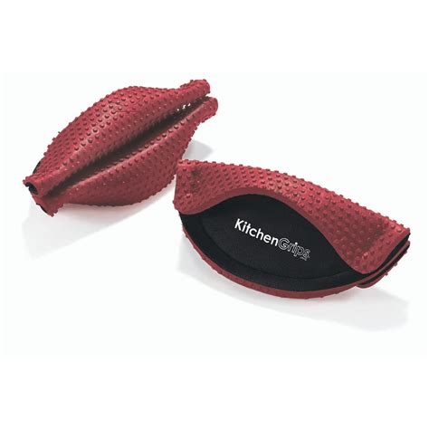 Kitchen Grips 2 Piece Short Handle Set (Black/Red) - Walmart.com ...